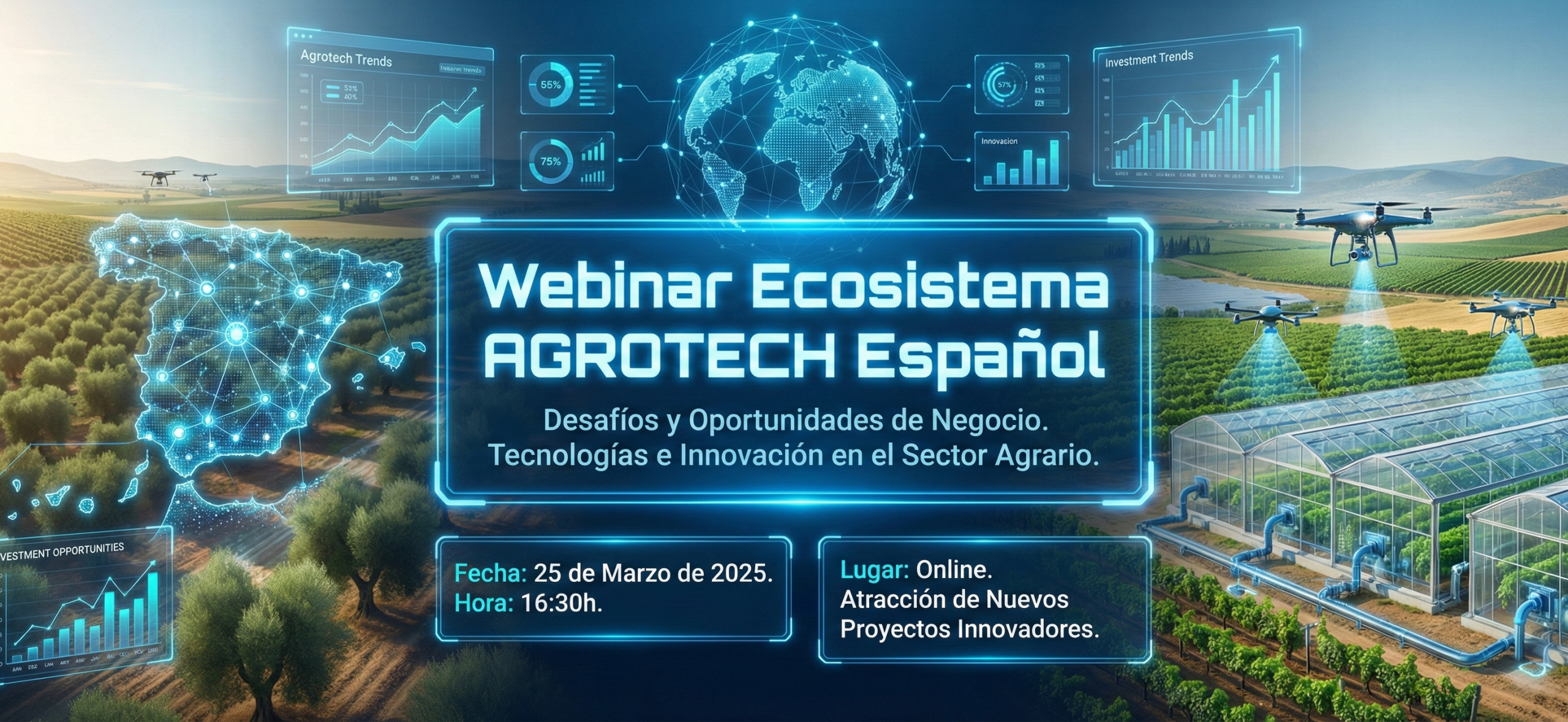 Webinar Ecosistema AGROTECH Español. Desafíos y oportunidades de negocio